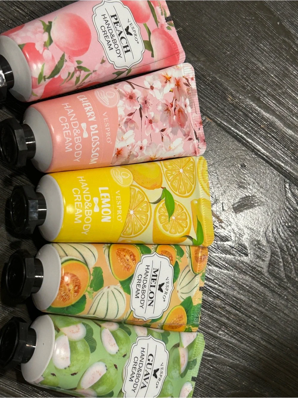 Hand & Body Cream - Peach, Cherry Blossom, Lemon, Melon, Guava (Assorted) sealed